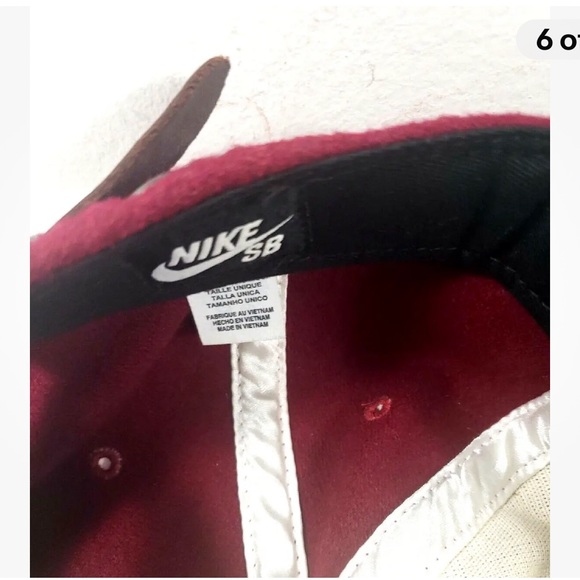 COPY - Nike SB burgundy hat - Picture 4 of 4